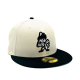 Salt Lake Bees Cream New Era Fitted Chrome B&W Bumble 5950