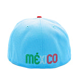 Mexico National Team Blue New Era Fitted 2023 WBC Sky Blue Alt 5950