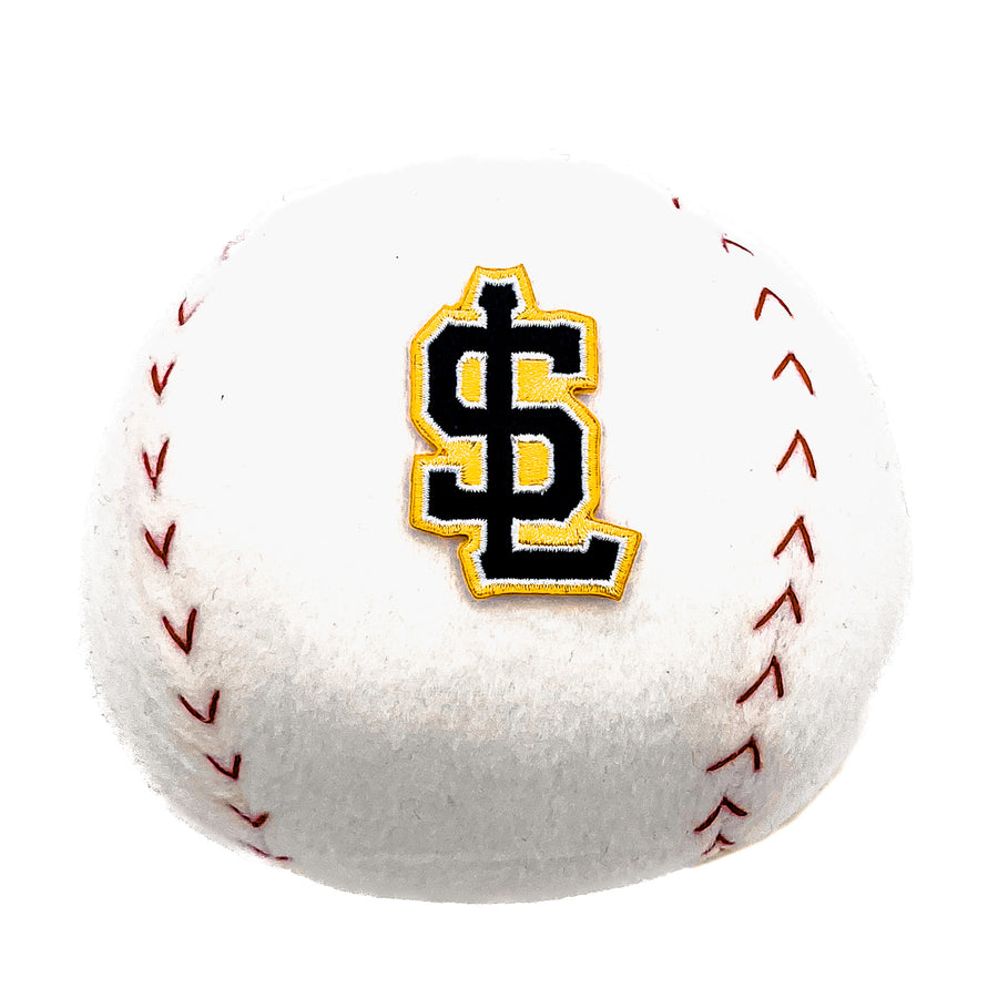 Salt Lake Bees White Mascot Factory Embroidered Plush Baseball