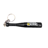 Salt Lake Bees Black Coopersburg Sports 4 Inch Bat Keychain