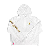 Salt Lake Bees White Lusso Women's SL Windbreaker Margot 1/2 Zip Pullover