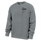 Salt Lake Bees Grey Nike Script Comfy Crew