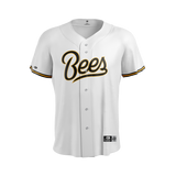 Bees OT Official 2025 Stitched Home Adult Jersey White