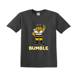 Salt Lake Bees Charcoal Bumble The Bee Youth Short Sleeve Tee