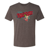 Utah Dirty Sodas Cola Brown 108 Stitches Full Logo Adult Tee
