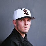 Salt Lake Occidentals White New Era On Field Orange Outline Fitted 5950