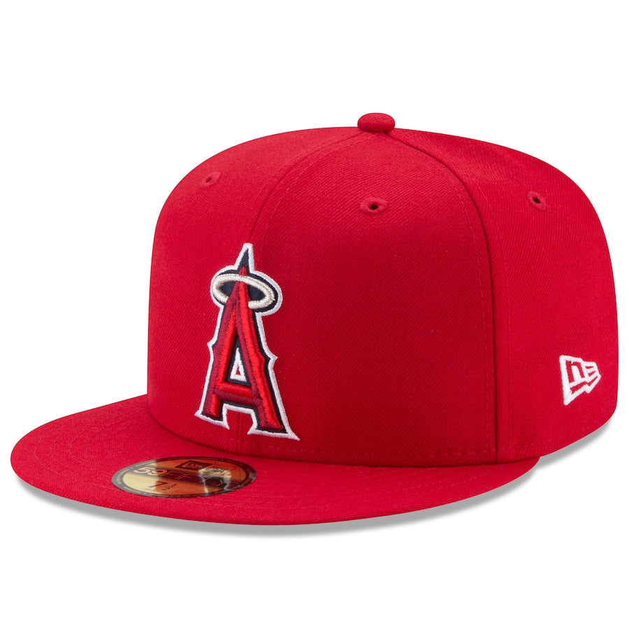 Los Angeles Angels Red New Era Fitted On-Field Logo 5950