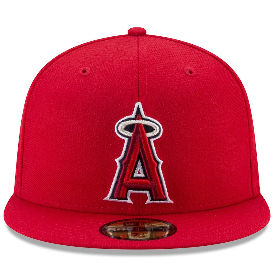 Los Angeles Angels Red New Era Fitted On-Field Logo 5950