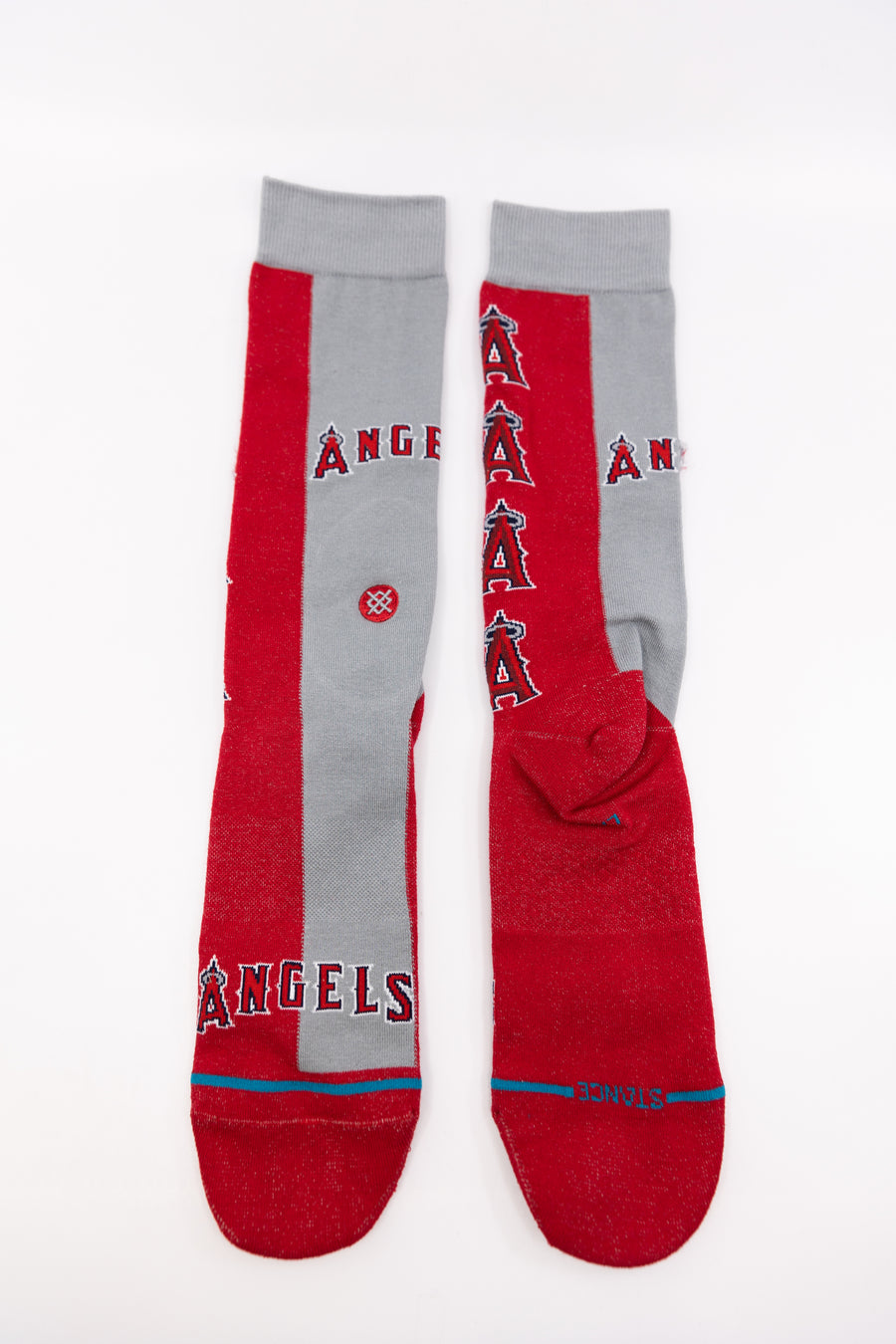 Angels Split Crew Socks -  - Red -  - Stance