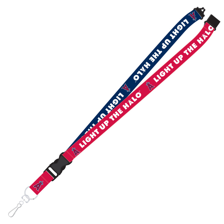 Los Angeles Angels Red/Navy PSG Light Up The Halo Lanyard